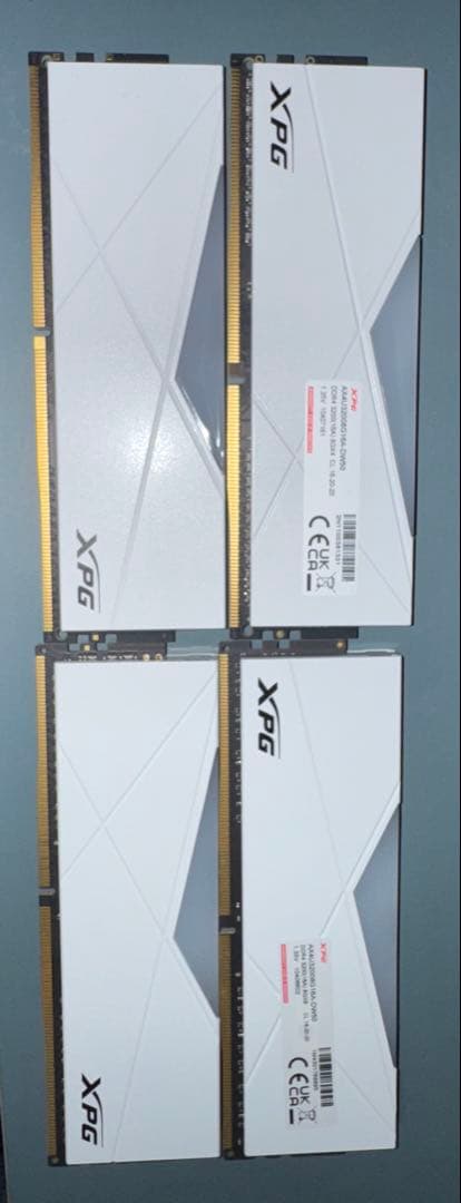 XPG DDR4 デスクトップ用メモリ 32GB（8GB×4枚）