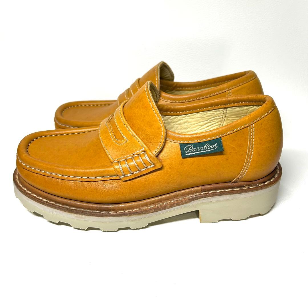 【レア】パラブーツ モカシンローファーsize5【美品】