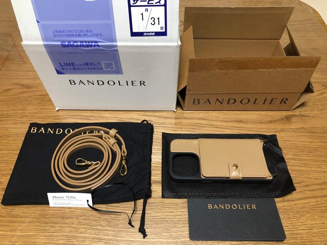 新品⭐︎BANDOLIER iPhone 15Pro用 ケース ミラ　マグセーフ