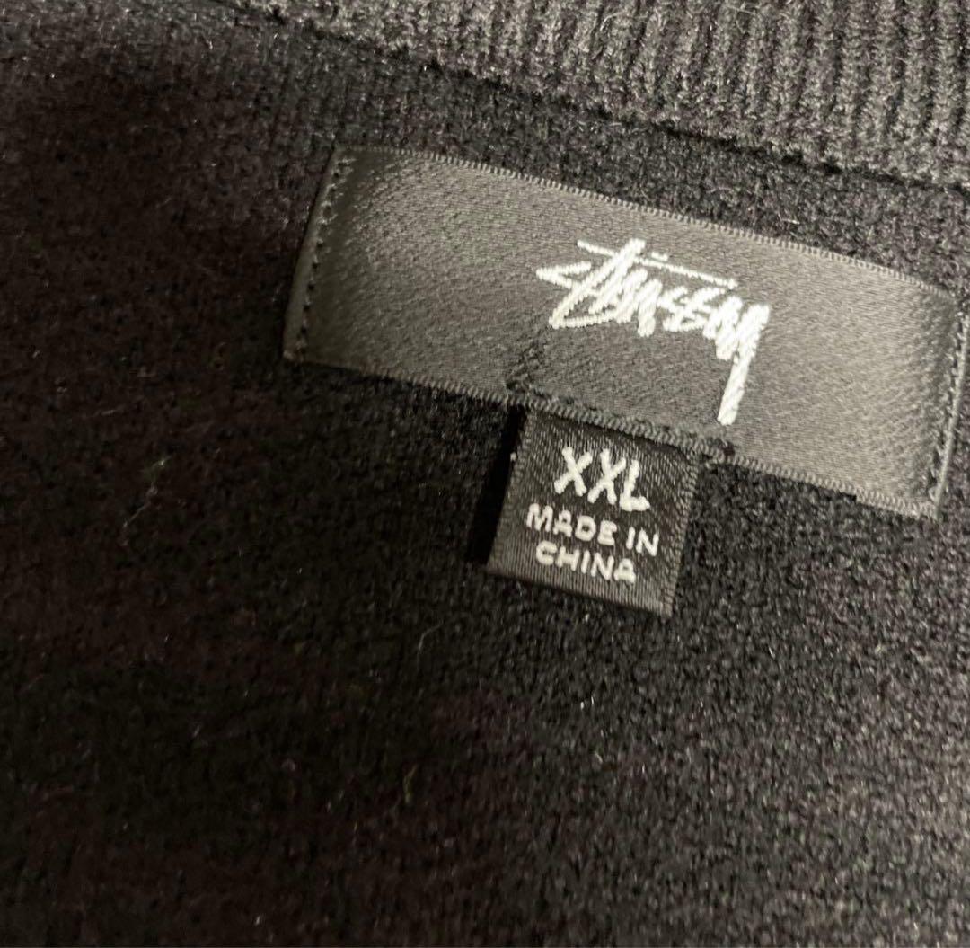 Stussy PHOTO JACQUARD VEST ニットベストXXL