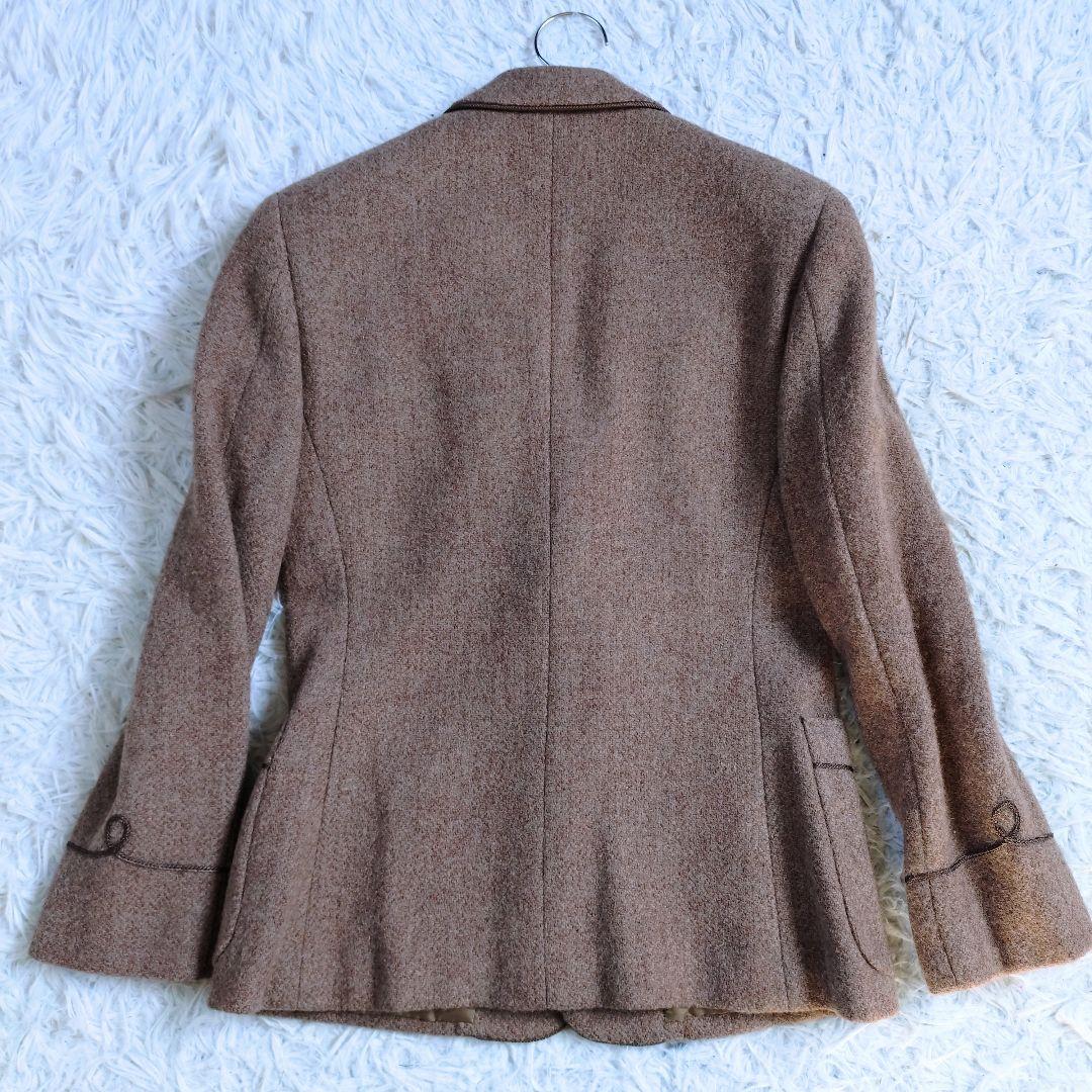 【希少品】ラルフローレン　ハリスツイード　ジャケット　リボン
