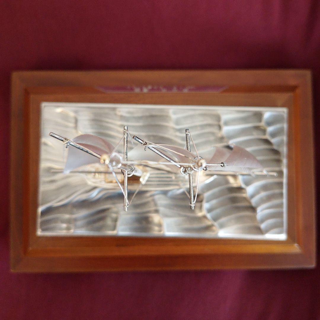 SILVER985 TAKEHIKO 銀製ヨット 2本マスト 武比古