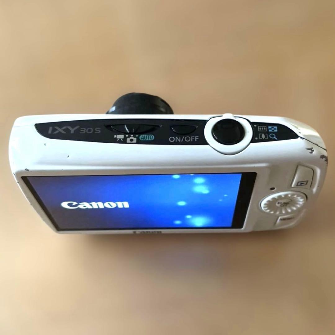 【ジャンク品】Canon IXY 30S ホワイト