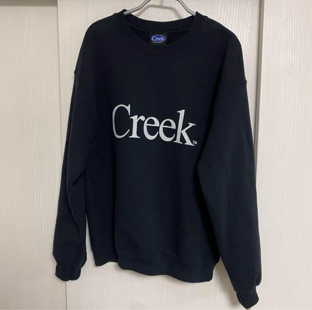 Creek ブラック トレーナー
