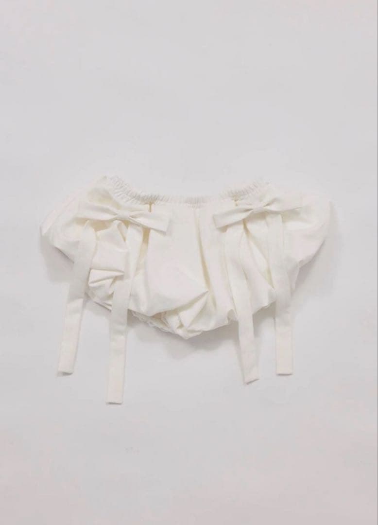 【treatürself】ribbon ballon mini skirt