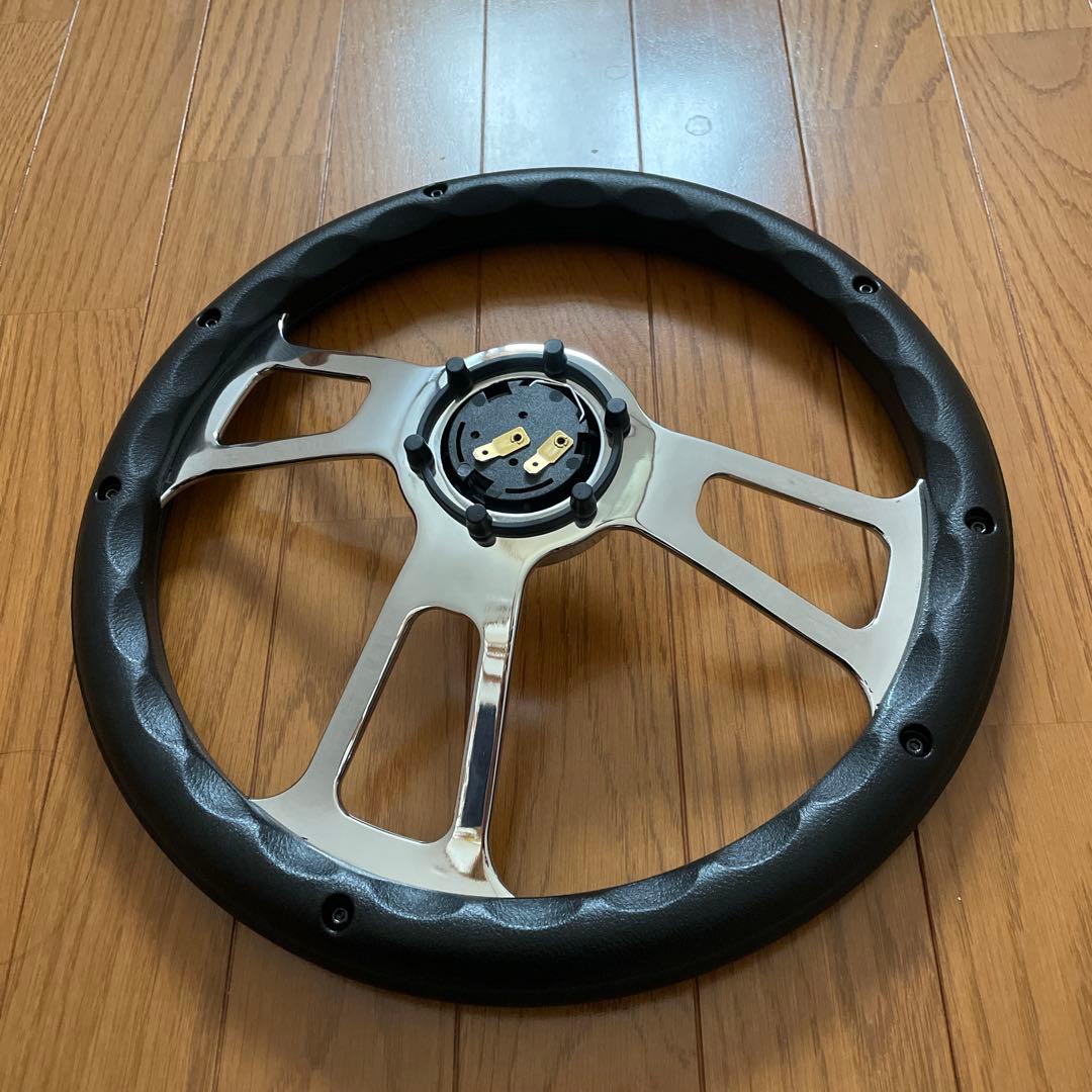 ハンドル ステアリング ホイール ビレット 黒
