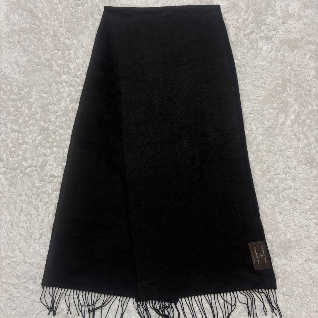 【美品】tomorrow landシルクダブルフェイス マフラー NOVARA