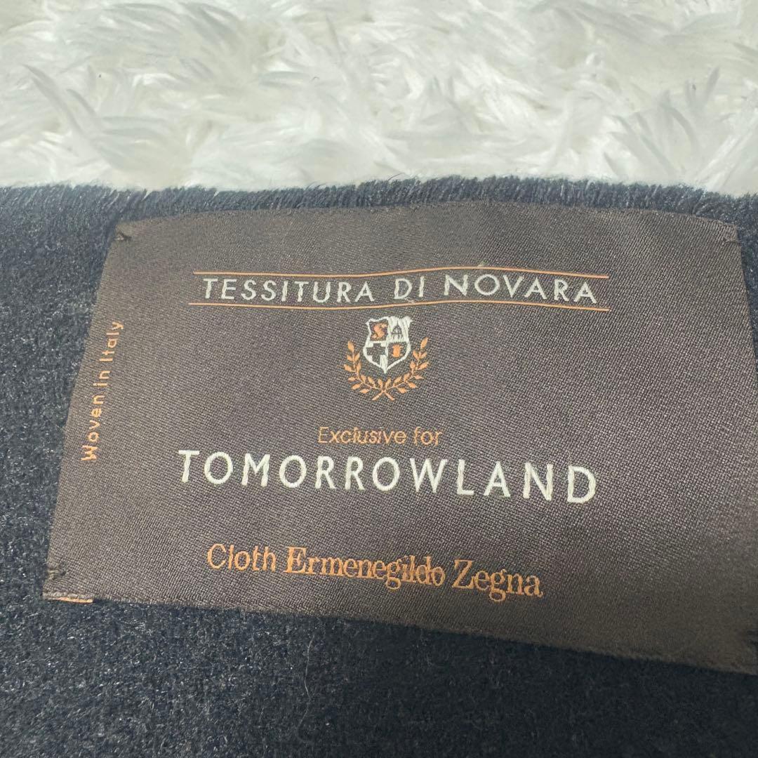 【美品】tomorrow landシルクダブルフェイス マフラー NOVARA