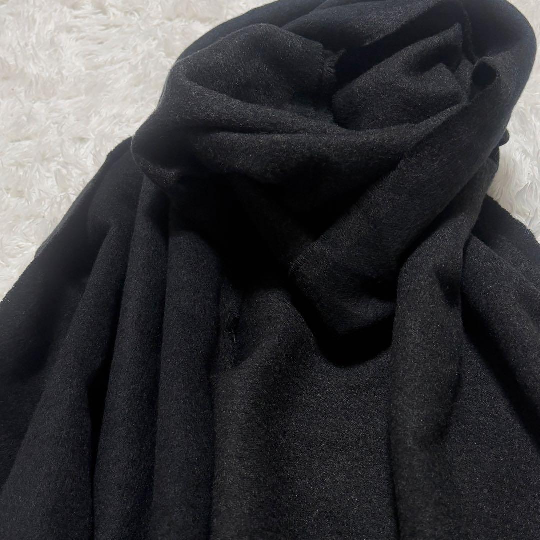 【美品】tomorrow landシルクダブルフェイス マフラー NOVARA