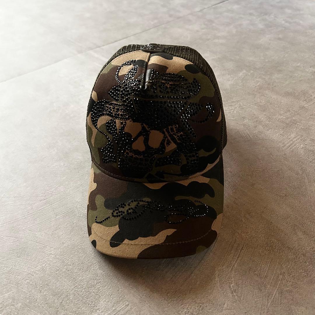 帽子 ed hardy grunge mesh cap y2k camouflage