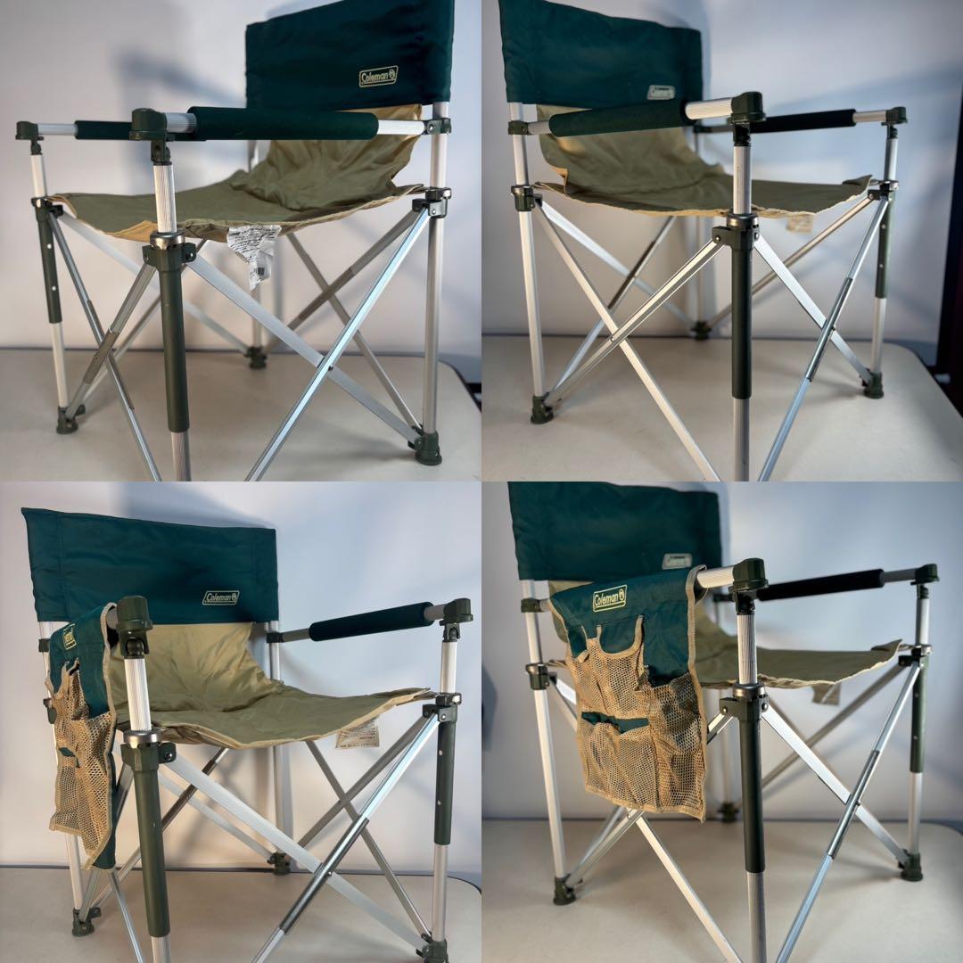 コールマン　スリムキャプテンチェア　サイドポーチ付き　2脚