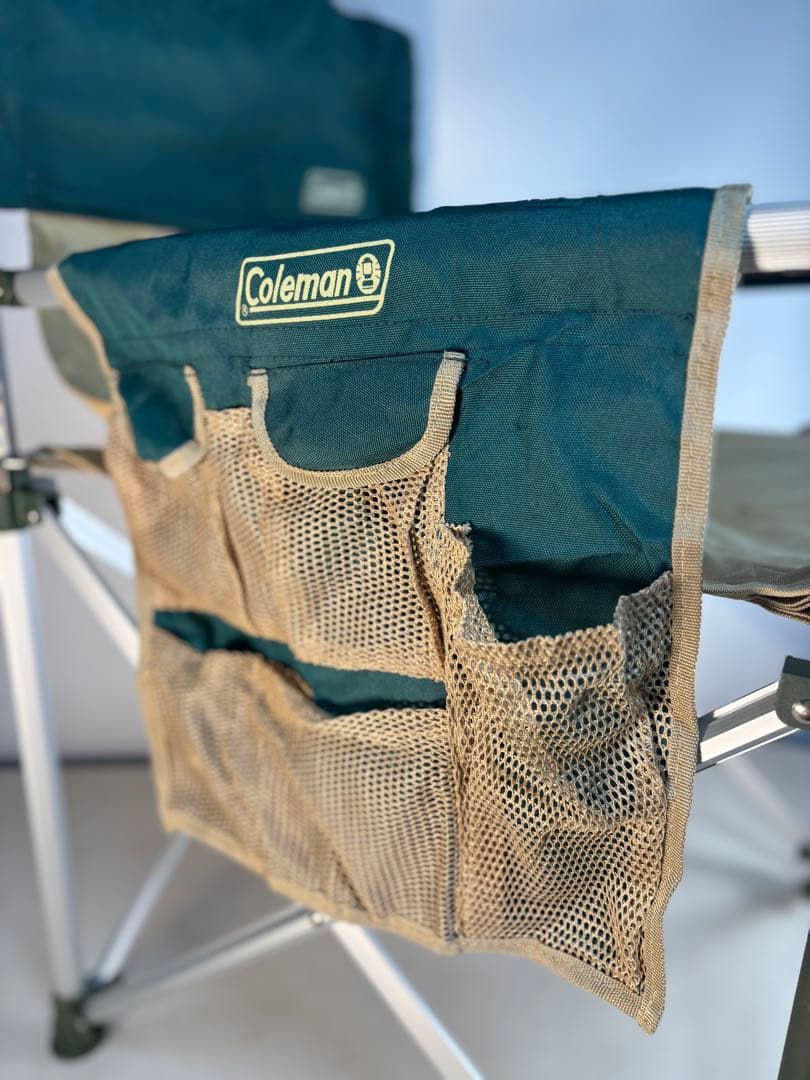コールマン　スリムキャプテンチェア　サイドポーチ付き　2脚