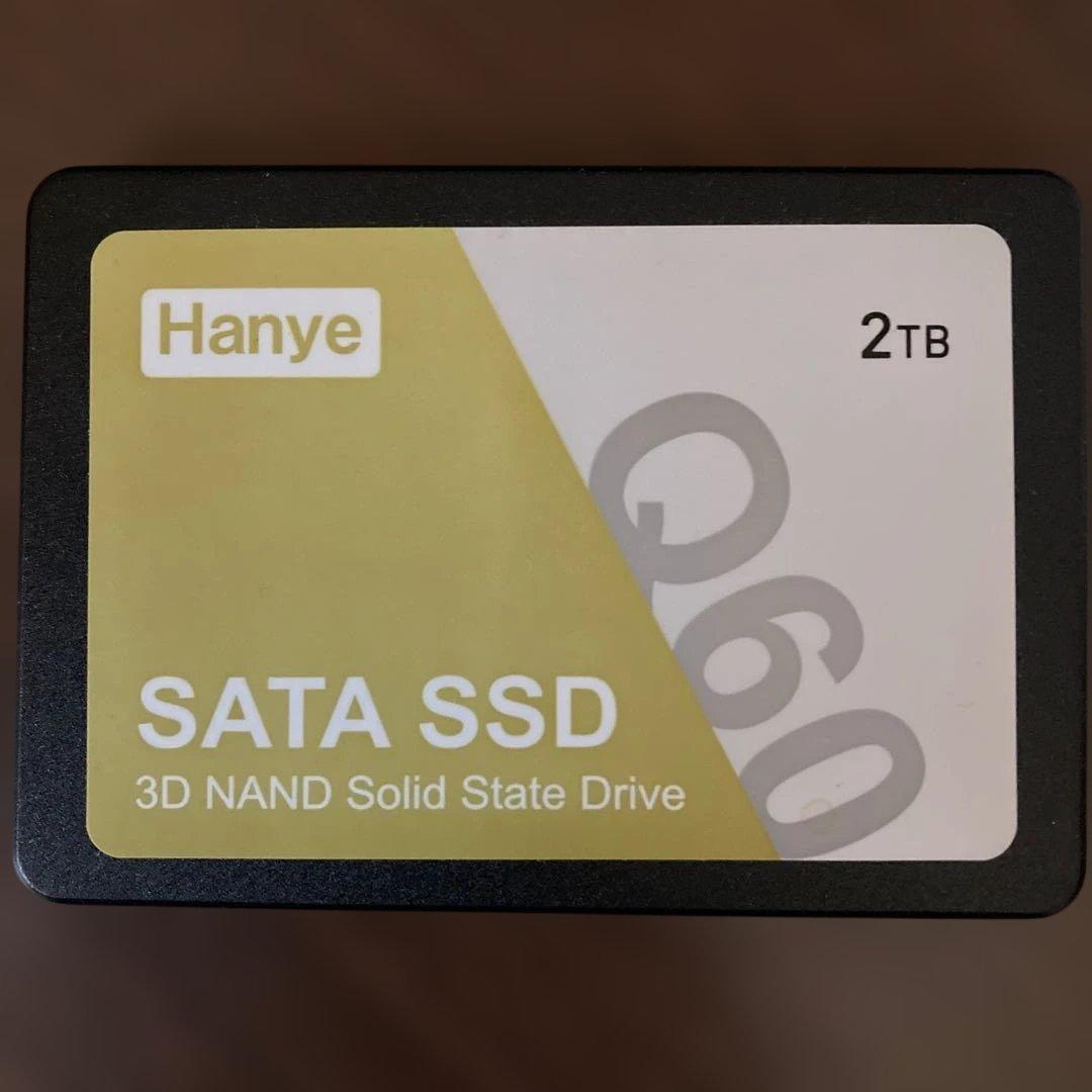 【中古SSD 2TB】Hanye Q60 2TB SATA SSD 2.5インチ