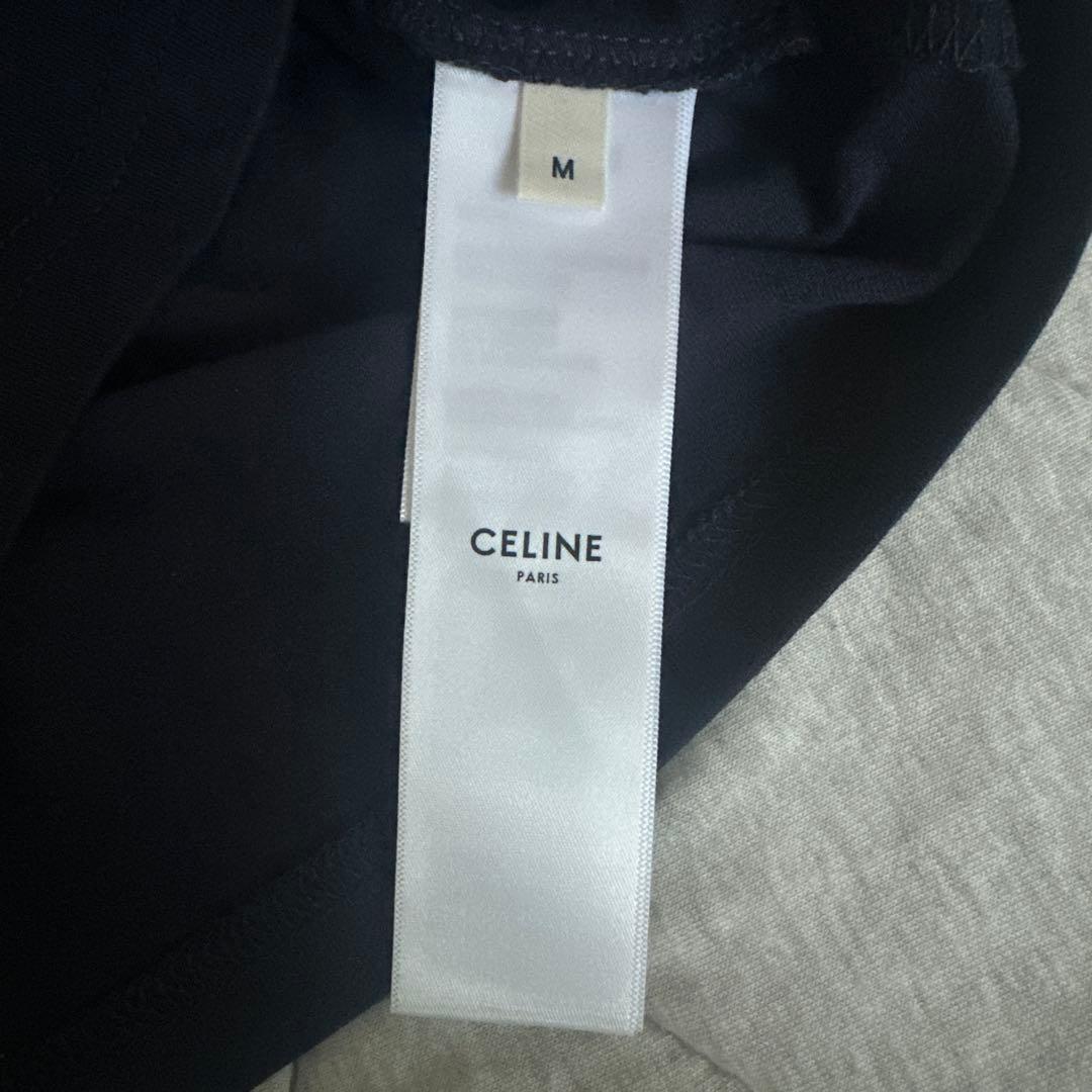 み*ん様 CELINE クロップドTシャツ ヘソ出し　ネイビー