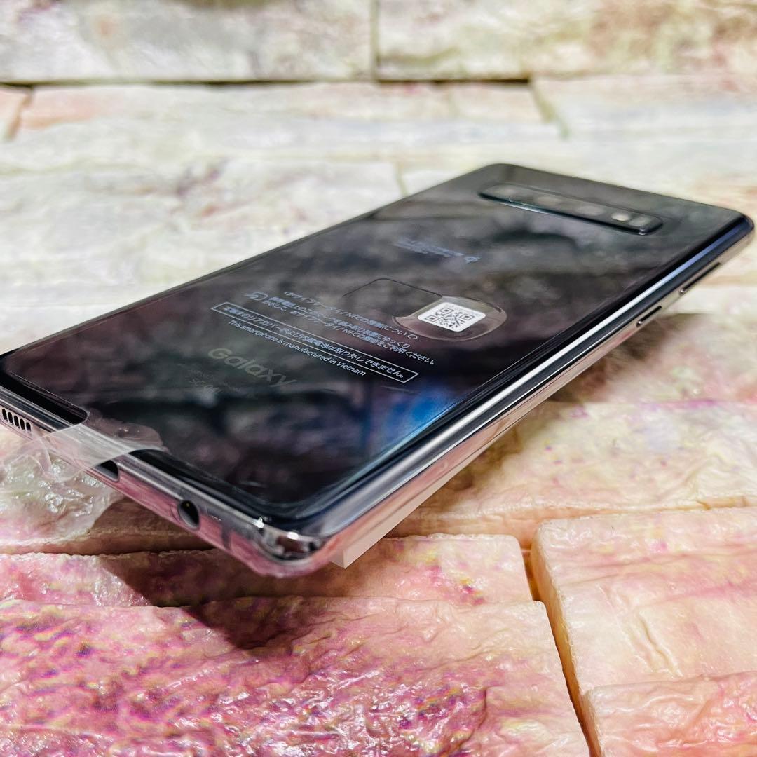美品 SIMフリー Galaxy S10+ 128GB プリズムブラック