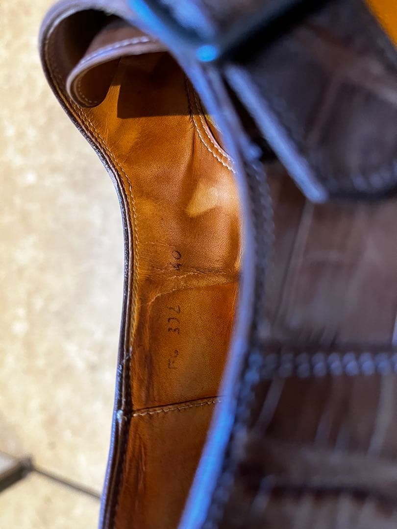 F.LLL Giacometti ジャコメッティ　グルカサンダル　クロコダイル