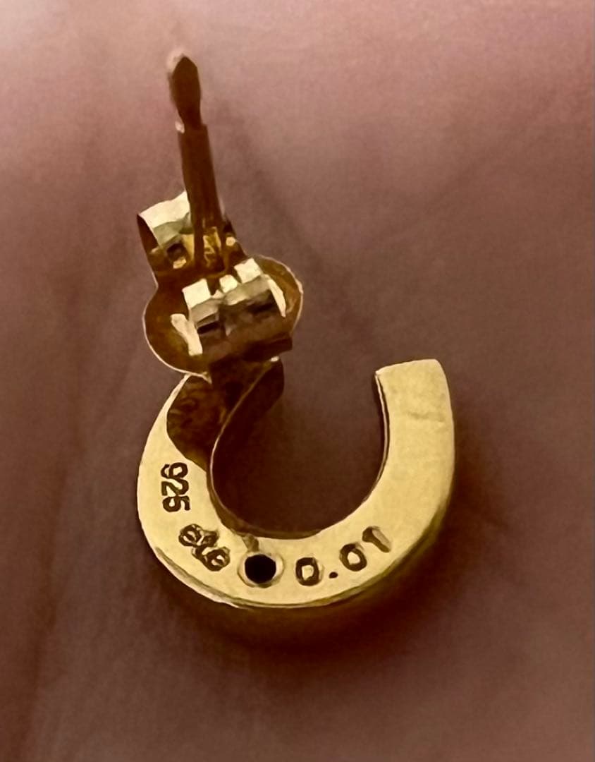 ete ピアス ホースシュー 蹄鉄 （片耳用）