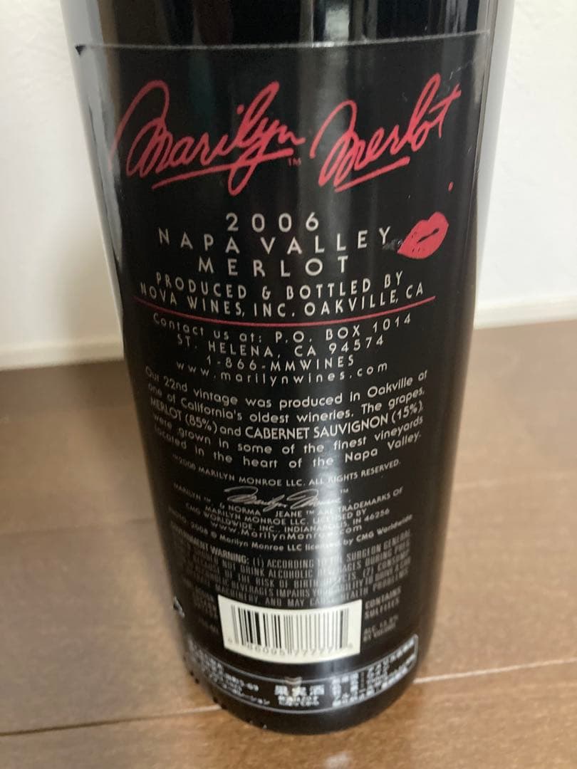 ワイン 2006 NAPA VALLEY MERLOT