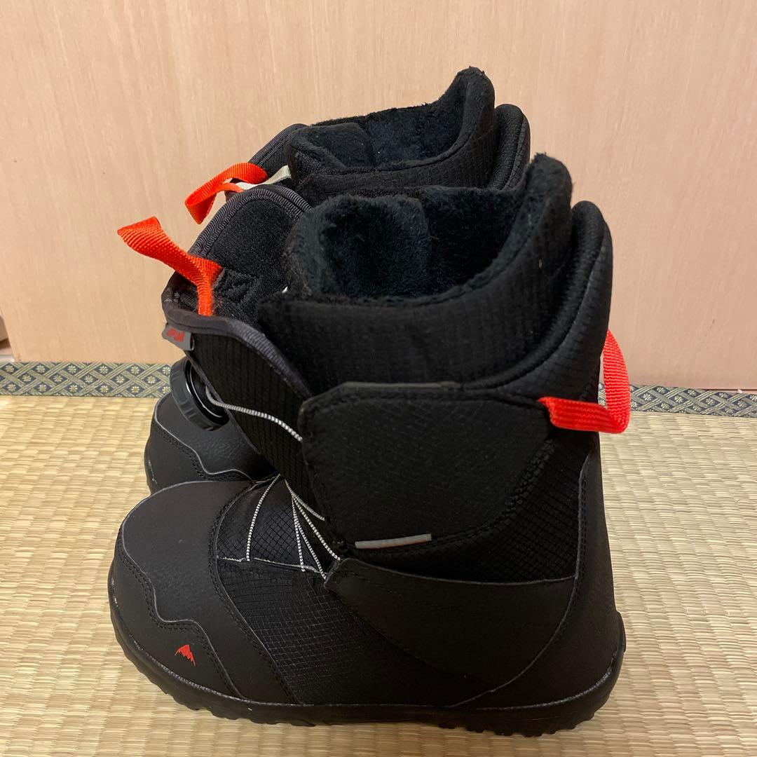 子ども用 ブラック スノーボードブーツ BOAシステム　24㎝