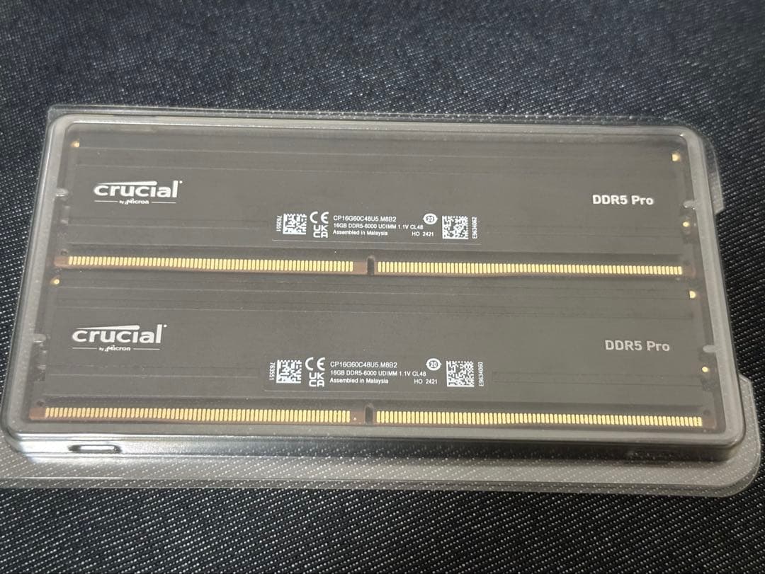 Crucial PRO デスクトップ用メモリ 16GB×2枚 DDR5-6000