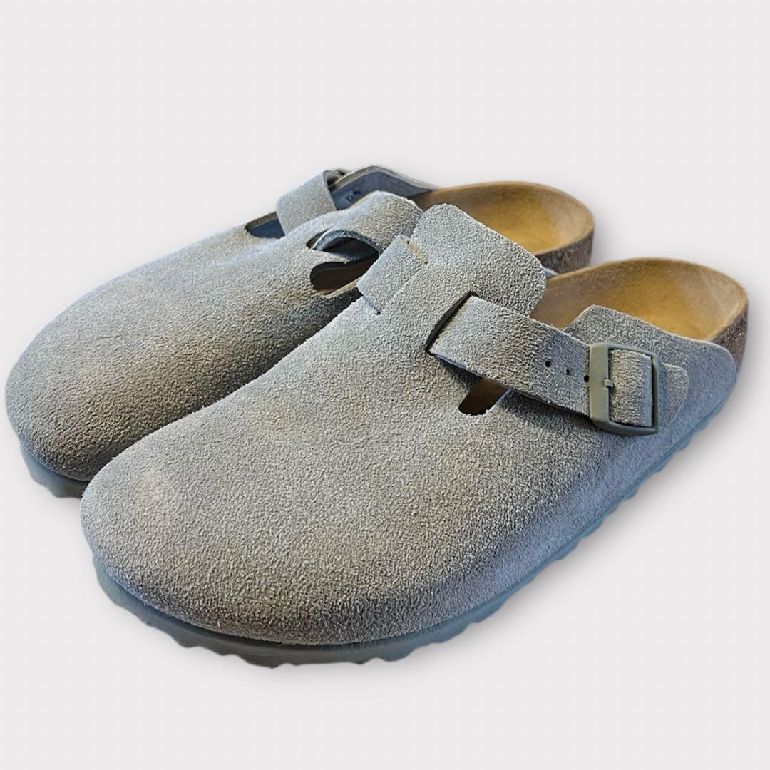 misa様【極美品】BIRKENSTOCK Boston グレー　スエード