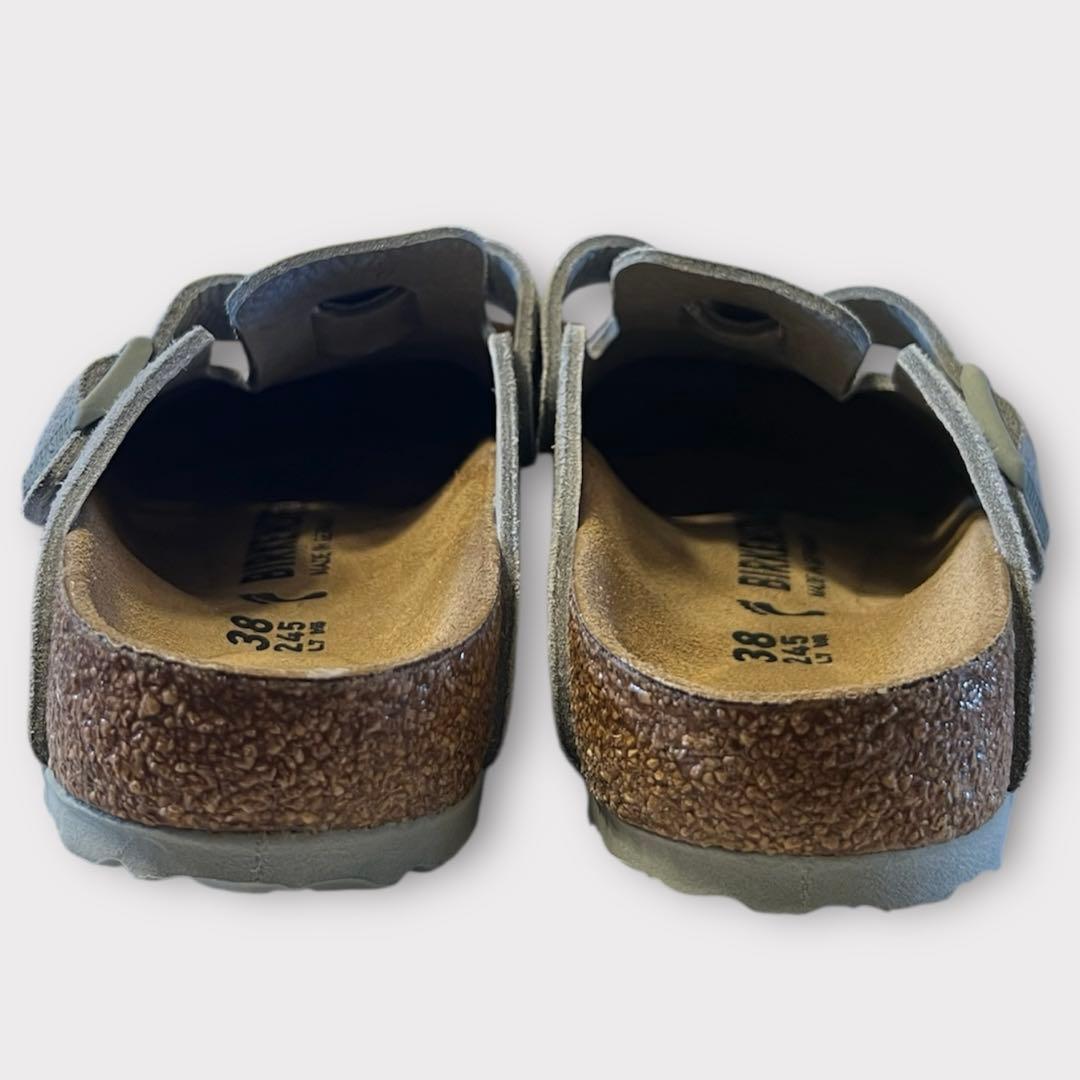 misa様【極美品】BIRKENSTOCK Boston グレー　スエード