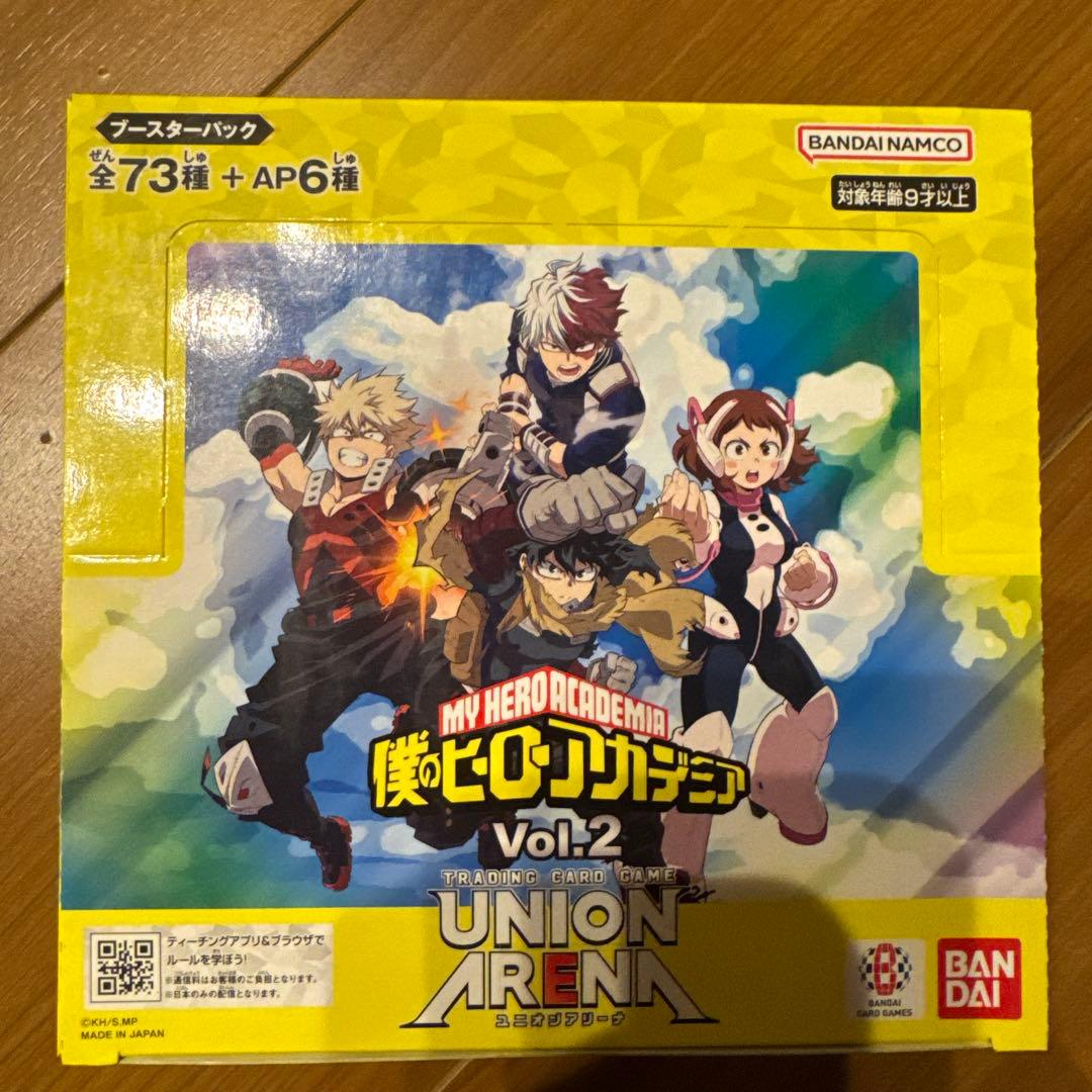僕のヒーローアカデミア Vol.2 ユニオンアリーナ　1BOX