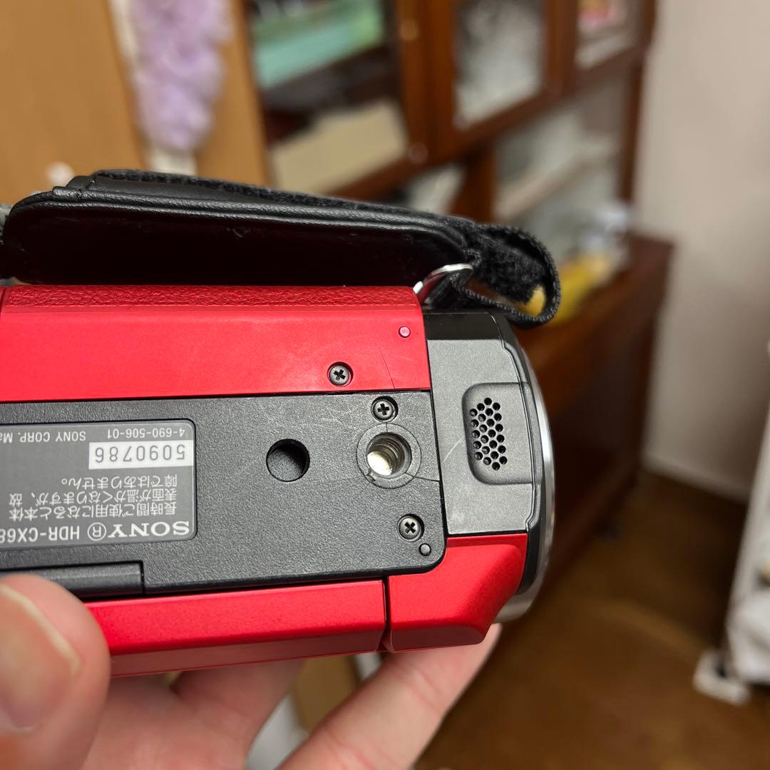 SONY HDR-CX680 レッド ビデオカメラ