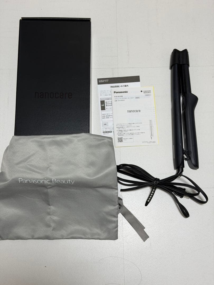 【正規品・ジャンク品】 パナソニックストレートアイロンナノケアEH-HN50-A