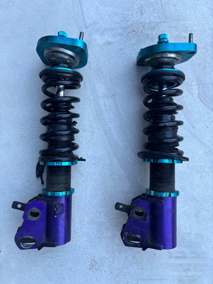 イデアル　車高調　アルトラパン　HE22S フロントのみ　ショックオイル漏れ有