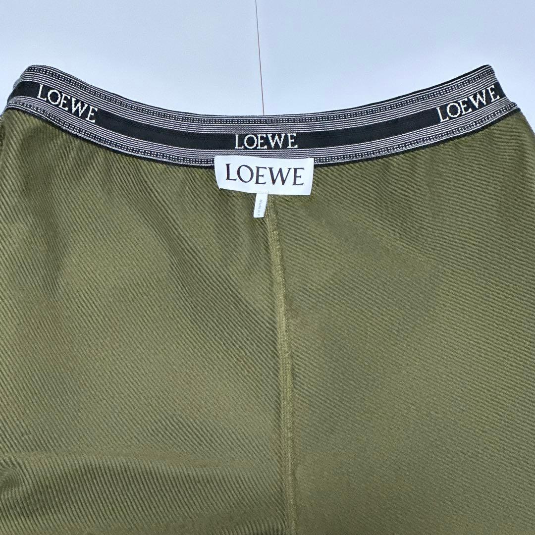 LOEWE アナグラム刺繍 コットンハーフパンツ M メンズ