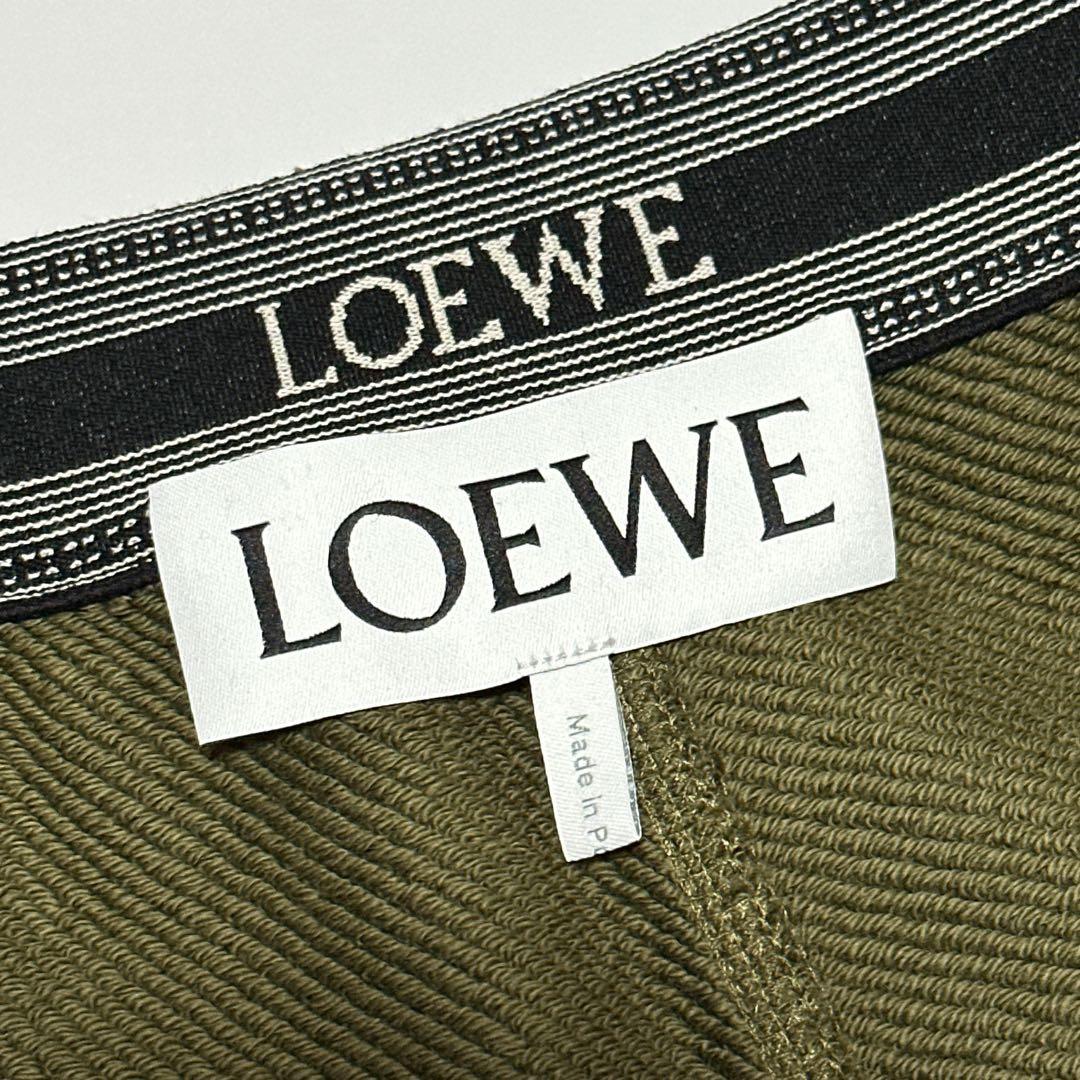 LOEWE アナグラム刺繍 コットンハーフパンツ M メンズ