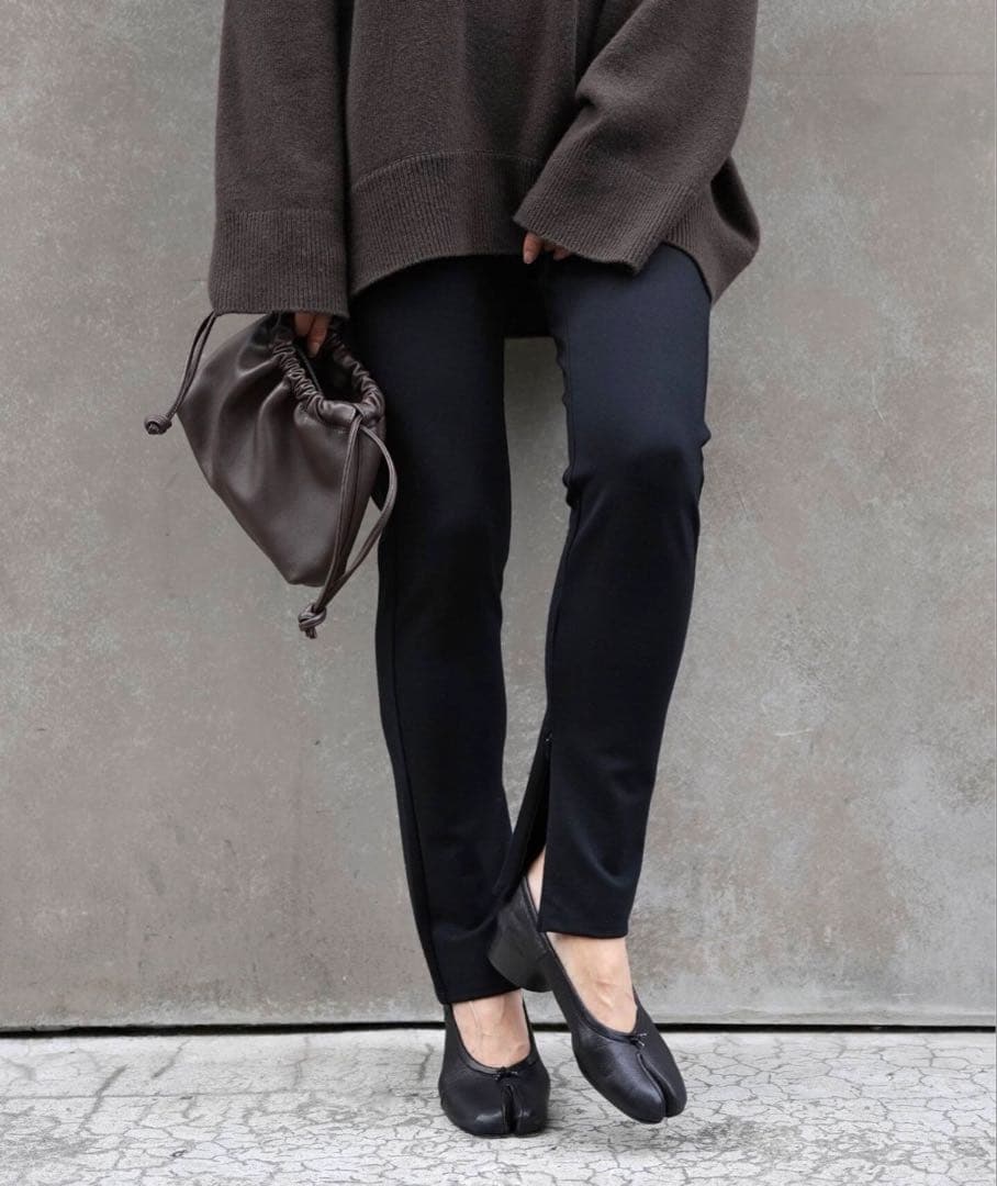 ドゥーズイェムクラス　zip leggings pants