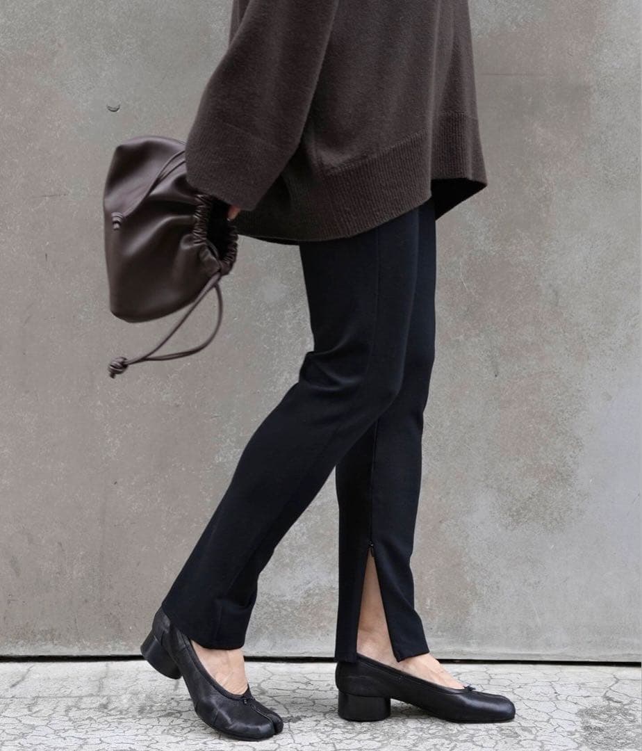 ドゥーズイェムクラス　zip leggings pants