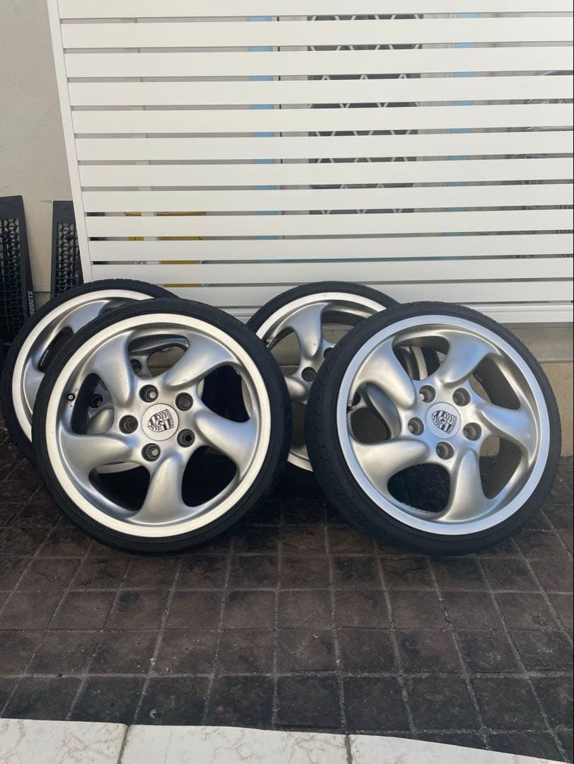 ポルシェ　ボクスター986純正17インチ7j タイヤホイール4本セット