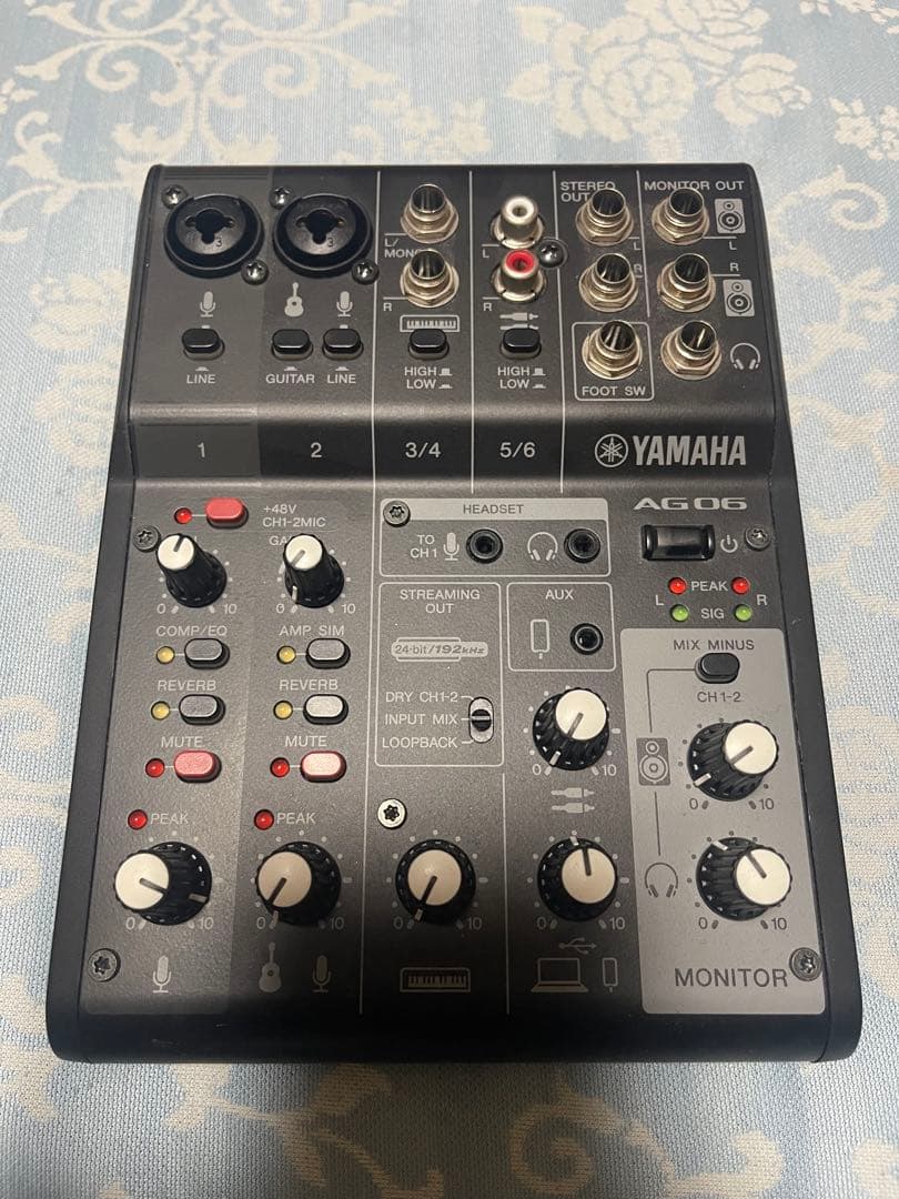 YAMAHA AG06 ライブストリーミングミキサー