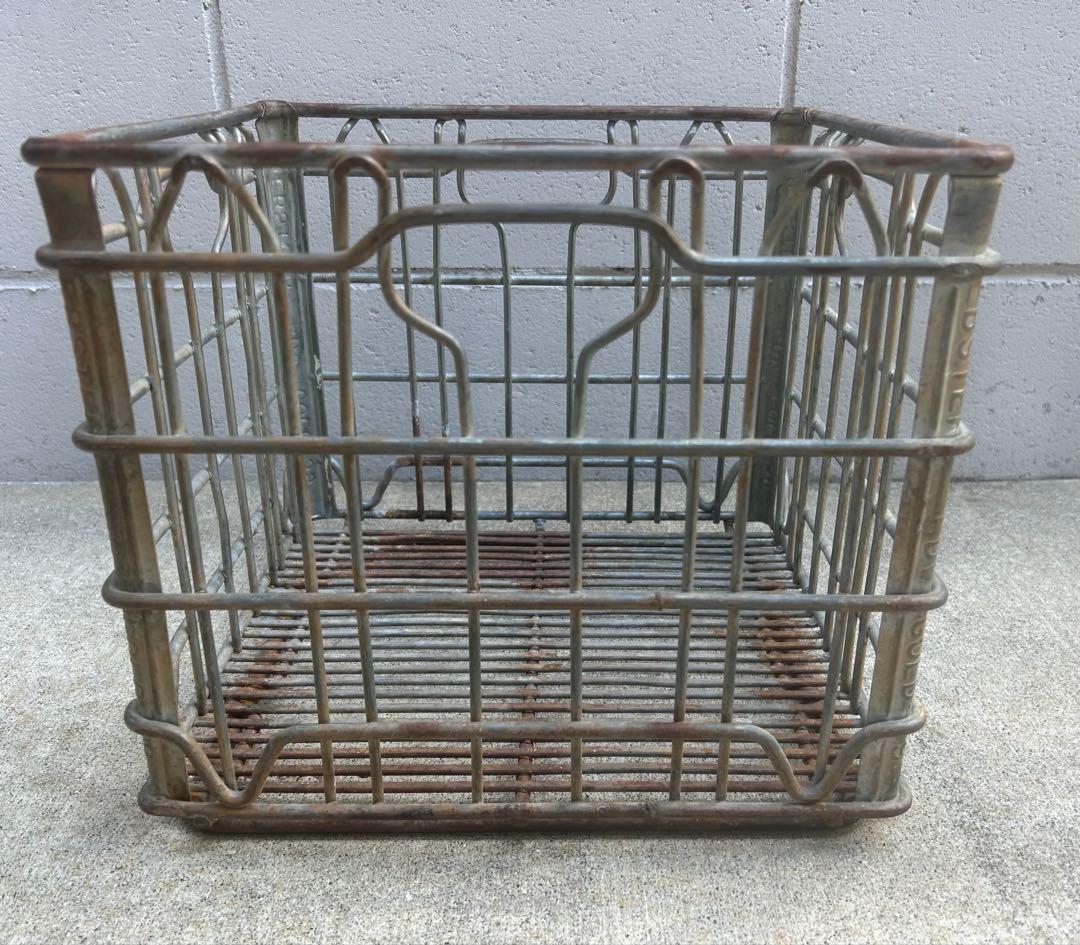 ヴィンテージ ワイヤークレート ミルククレート