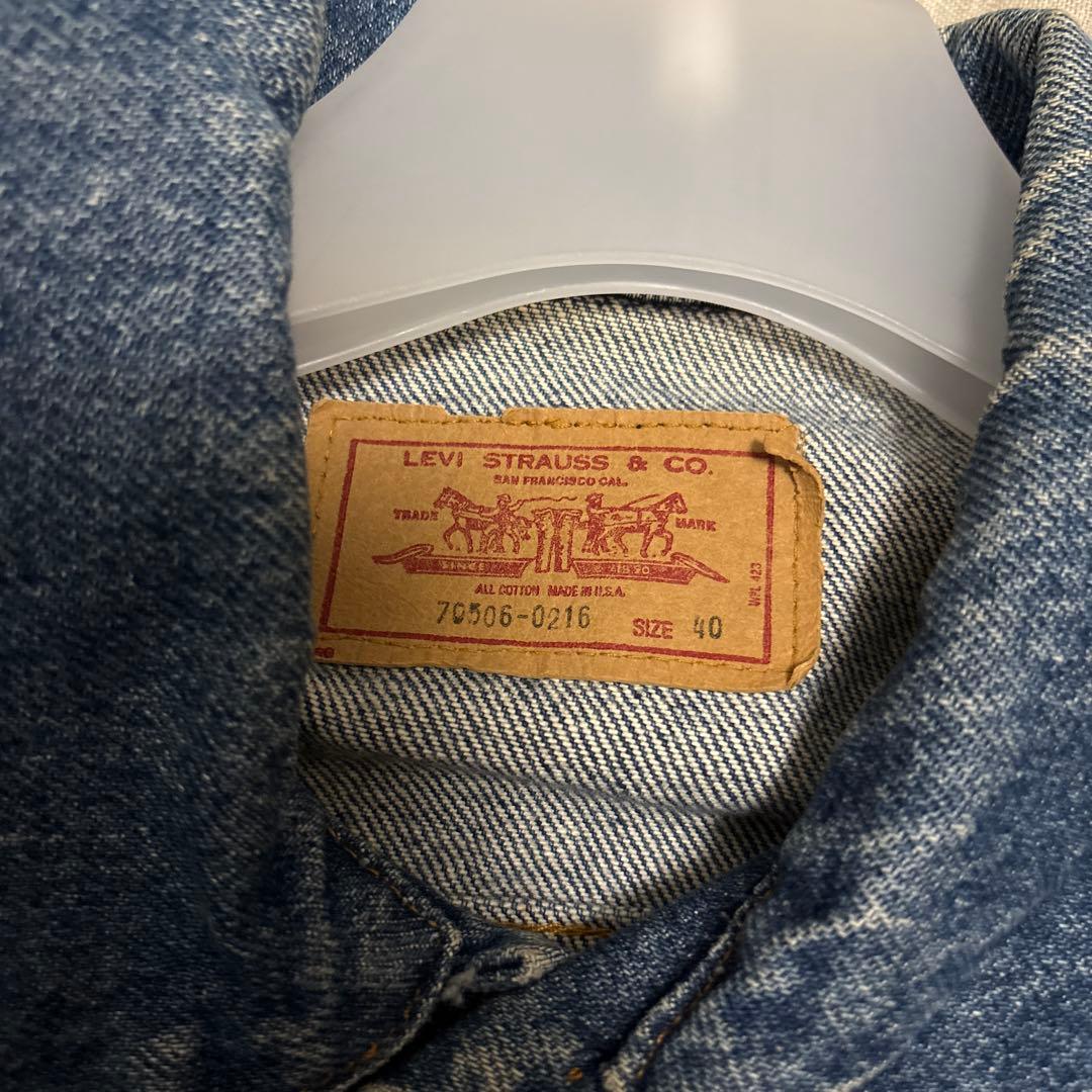 USA製　levi's denim jacket 70506 - 0216