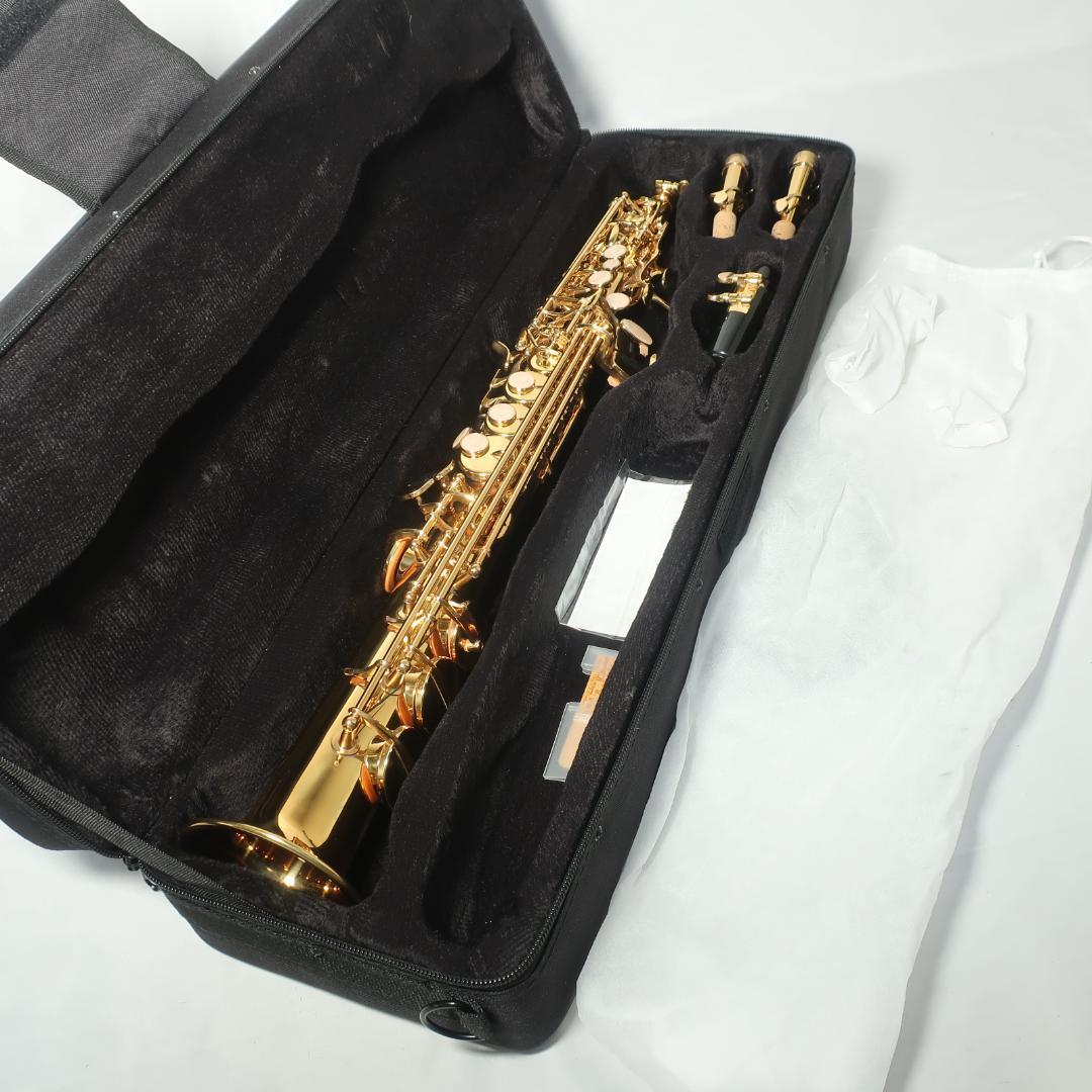 美品 Btuty ソプラノ サックス B♭ストレートタイプ ケース付