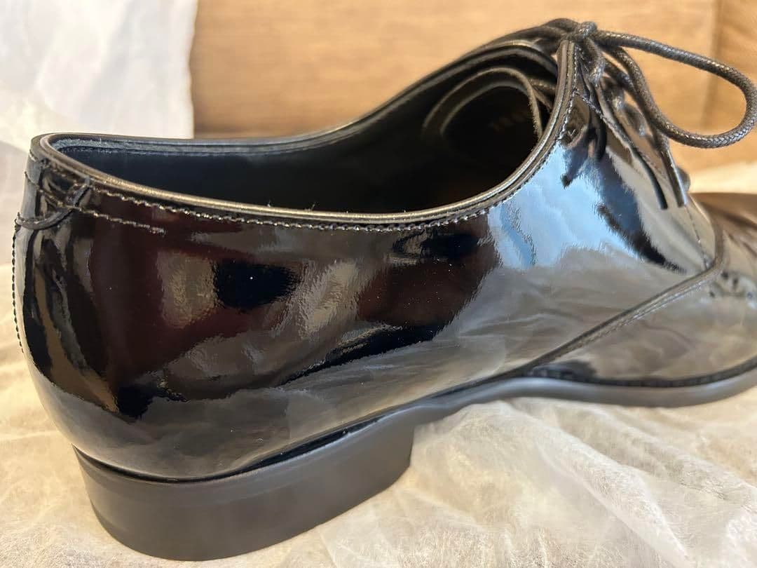 n*s様 エナメルシューズ サイズ7 新郎 革靴 トリートドレッシング