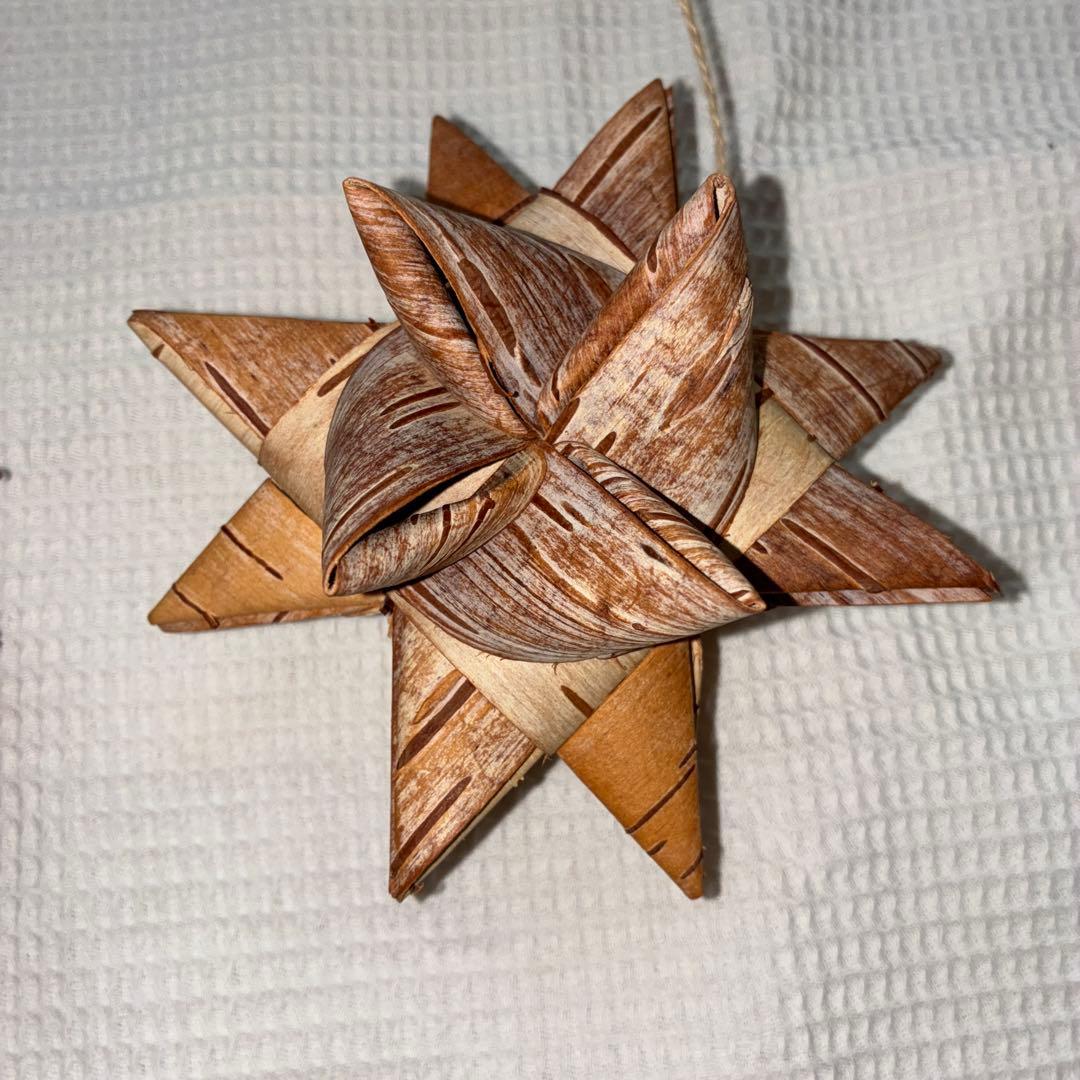 クリスマスオーナメント　金の星（大） アルビンプライスラー 白樺 イッタラ