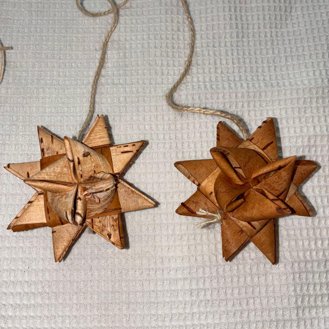 クリスマスオーナメント　金の星（大） アルビンプライスラー 白樺 イッタラ