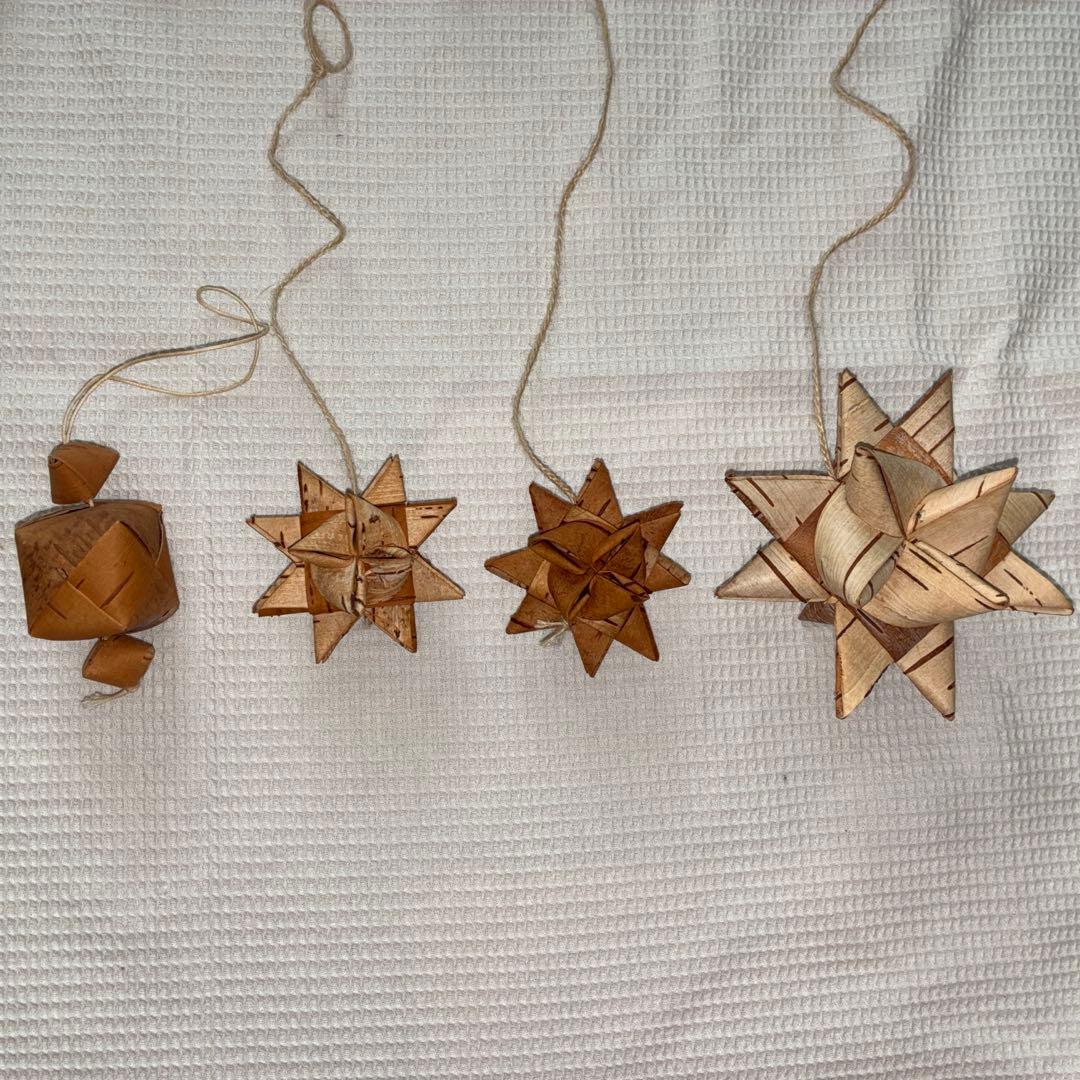 クリスマスオーナメント　金の星（大） アルビンプライスラー 白樺 イッタラ