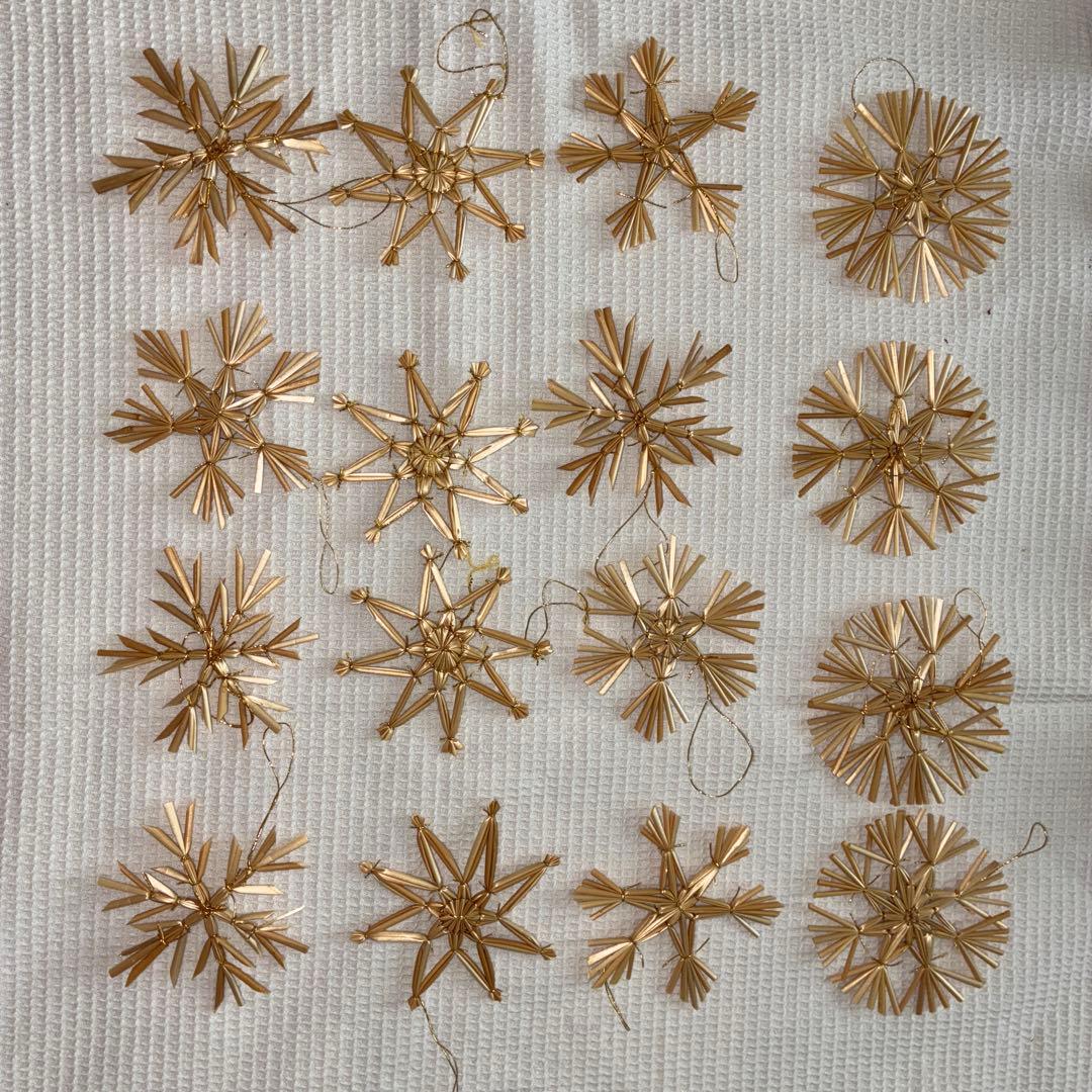 クリスマスオーナメント　金の星（大） アルビンプライスラー 白樺 イッタラ