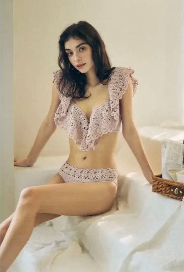 rienda 水着　新作・新品未使用タグ付★L/PNK・XS<完売品>