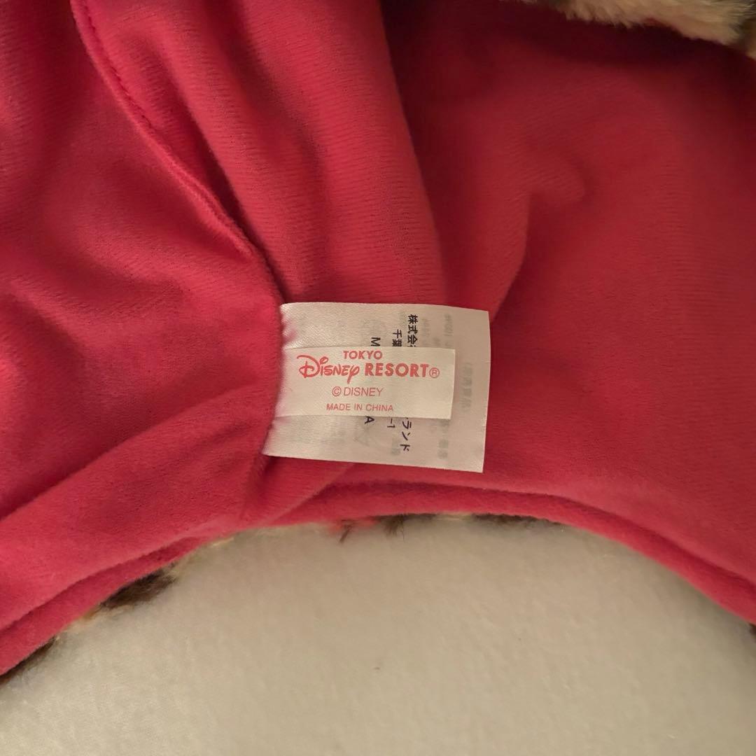 ディズニー ヒョウ柄 マフラーキャップ