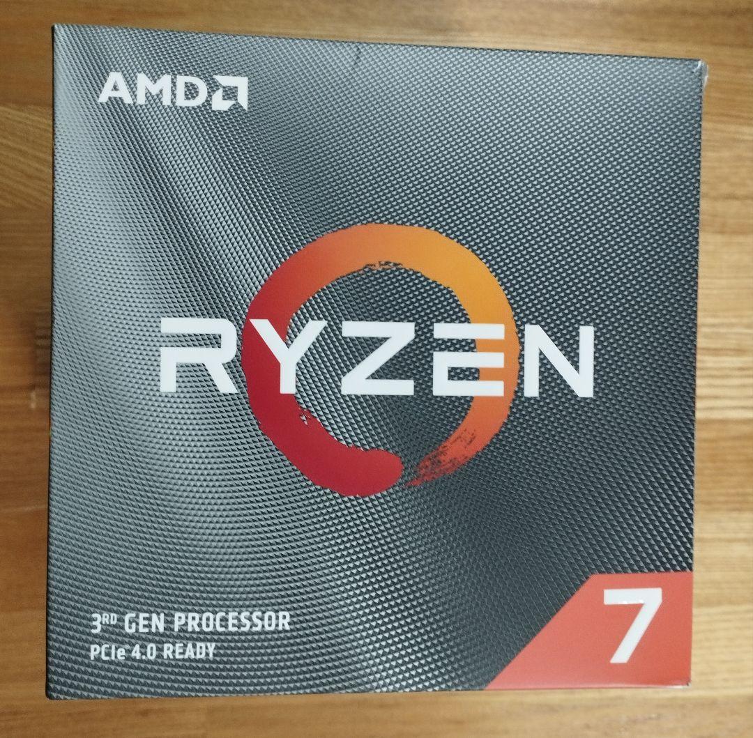 【AMD Ryzen 7 3700X／中古・正常動作品／箱・付属品あり】