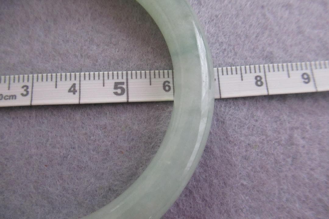 天然正規翡翠 緑色 バングル