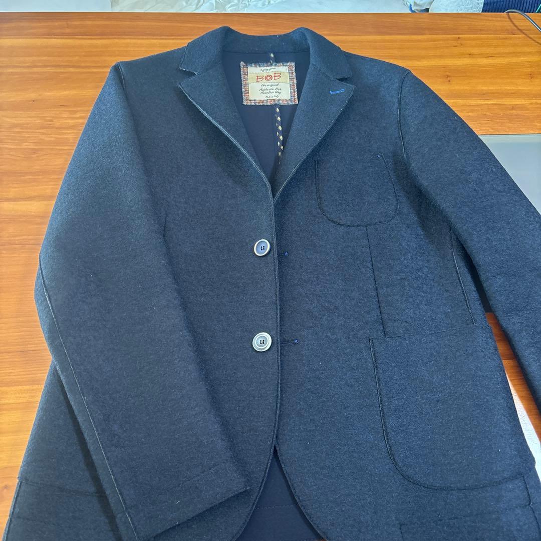 BOB ネイビー テーラードジャケット