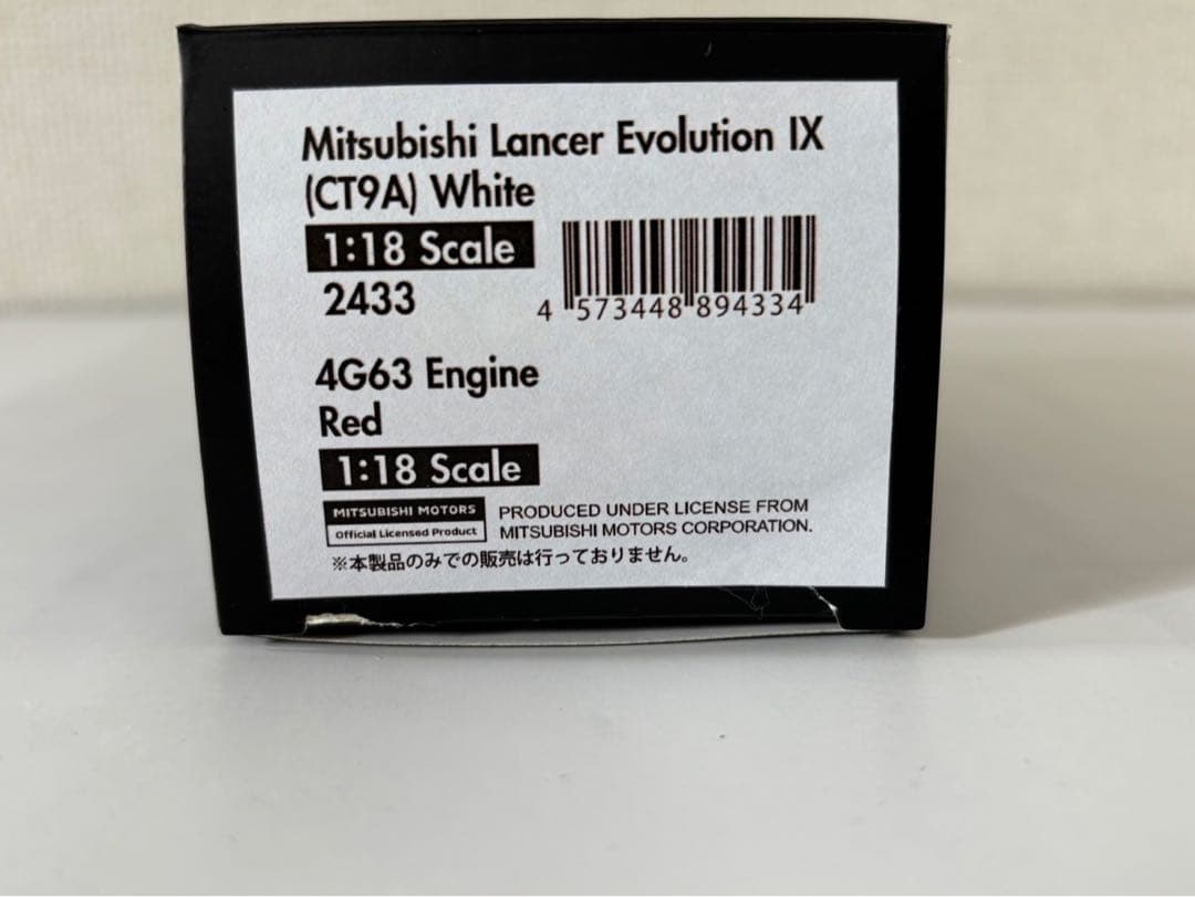 ignitionmodel 1/18 三菱ランサーエボリューションIX